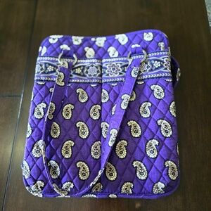 Vera Bradley Purple Paisley Tote Bag